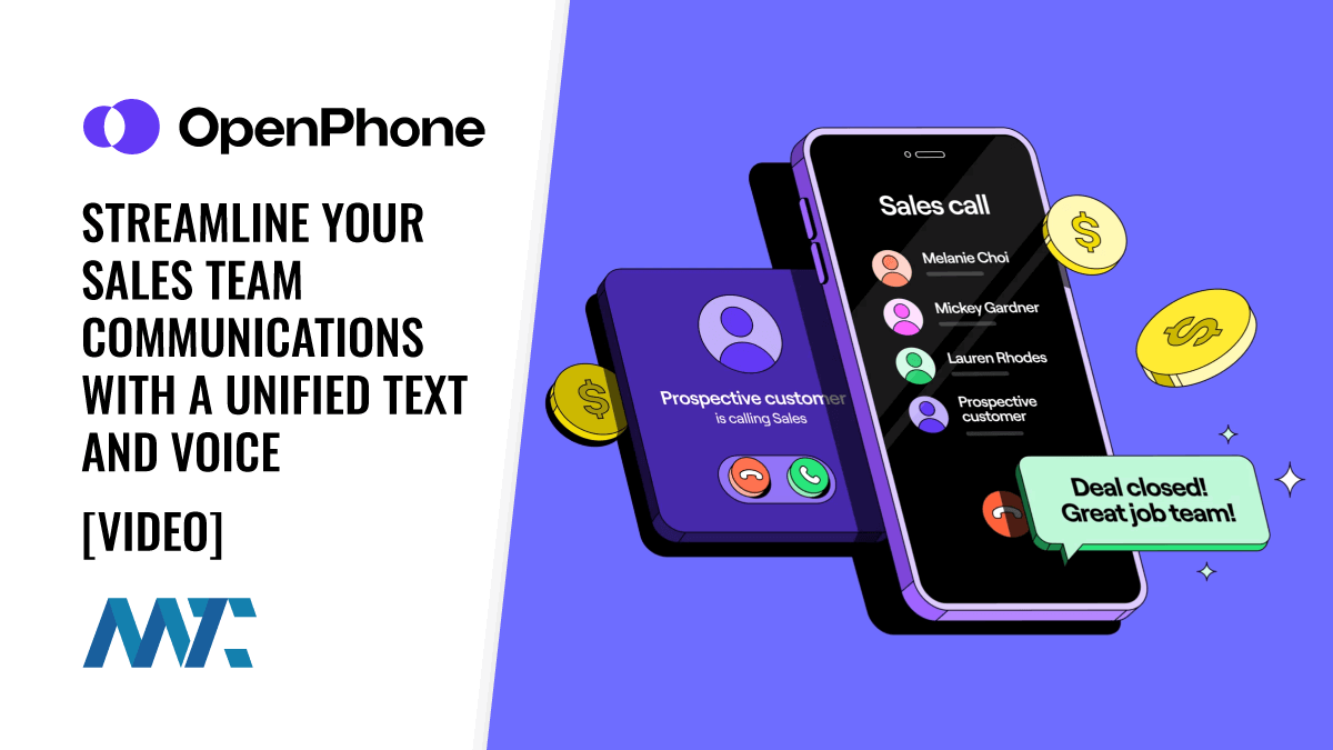 OpenPhone: Streamline Your Sales Team Communications with a Unified Text and Voice Platform 1 OpenPhone Sales Team Voice and Text Platform