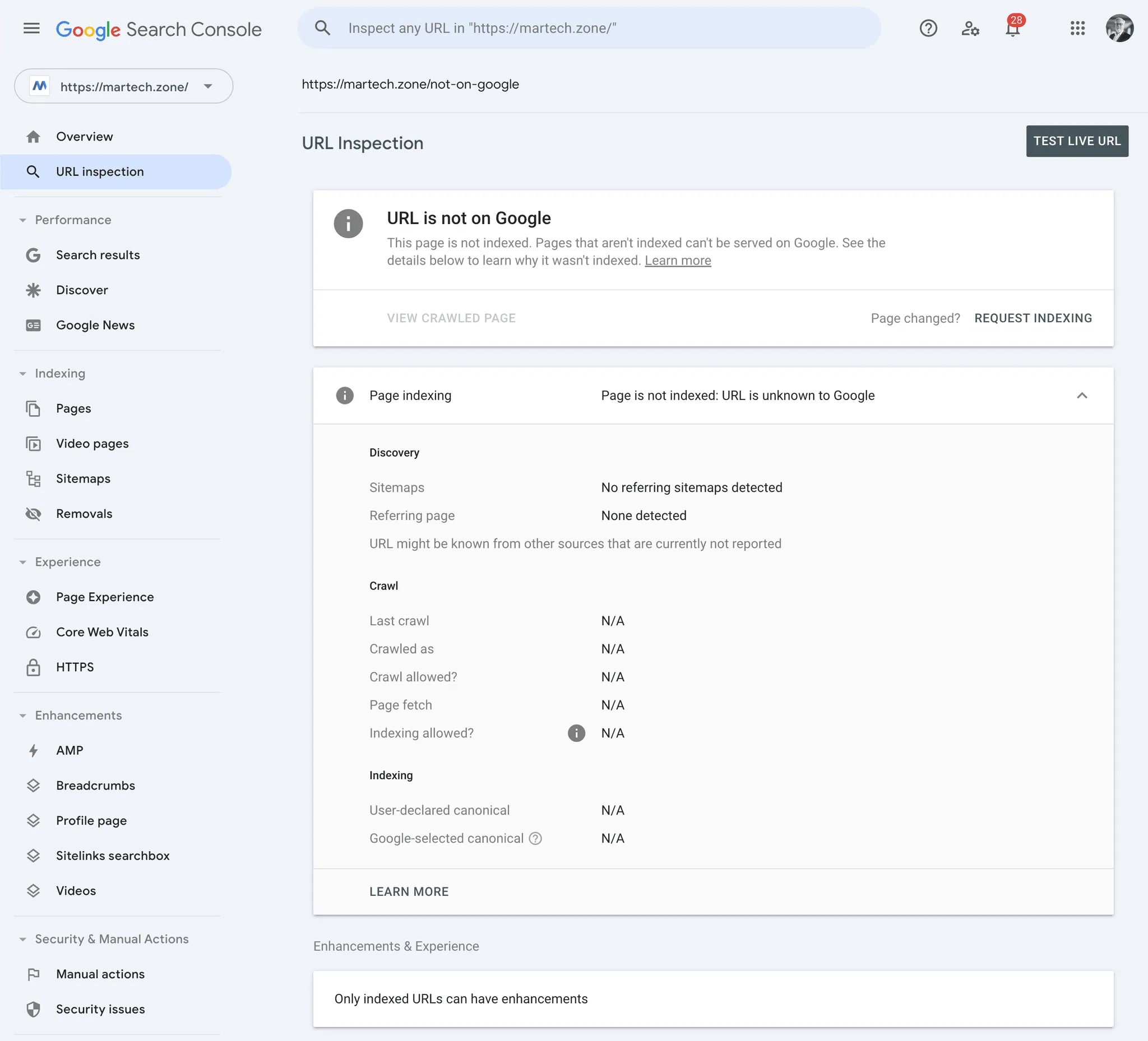 site-inspection-url-not-found-on-google-search-console