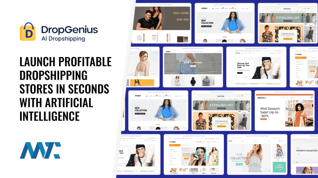 Dropgenius: Launch Dropshipping Shopify Stores With AI