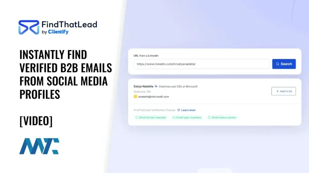 FindThatLead: Capture B2B Email Addresses from LinkedIn