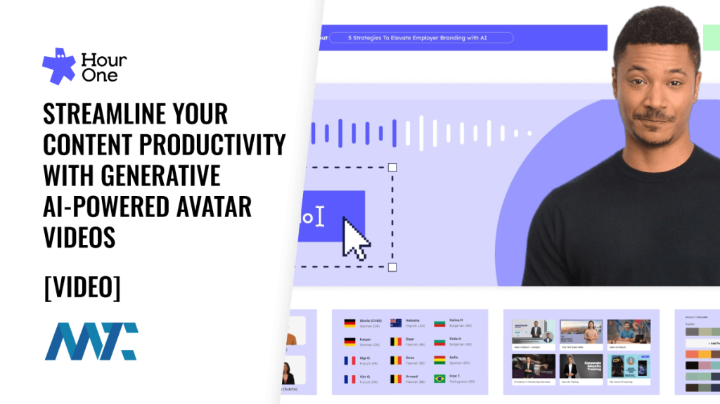Hour One: Avatar Videos Produced with Generative AI