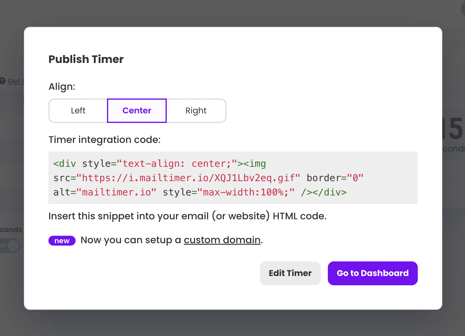 Publish Timer