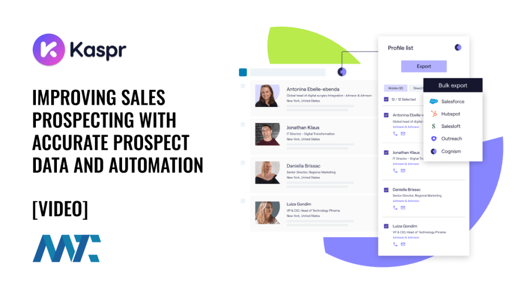 Kaspr: Sales Prospect Contact Data - Chrome, LinkedIn