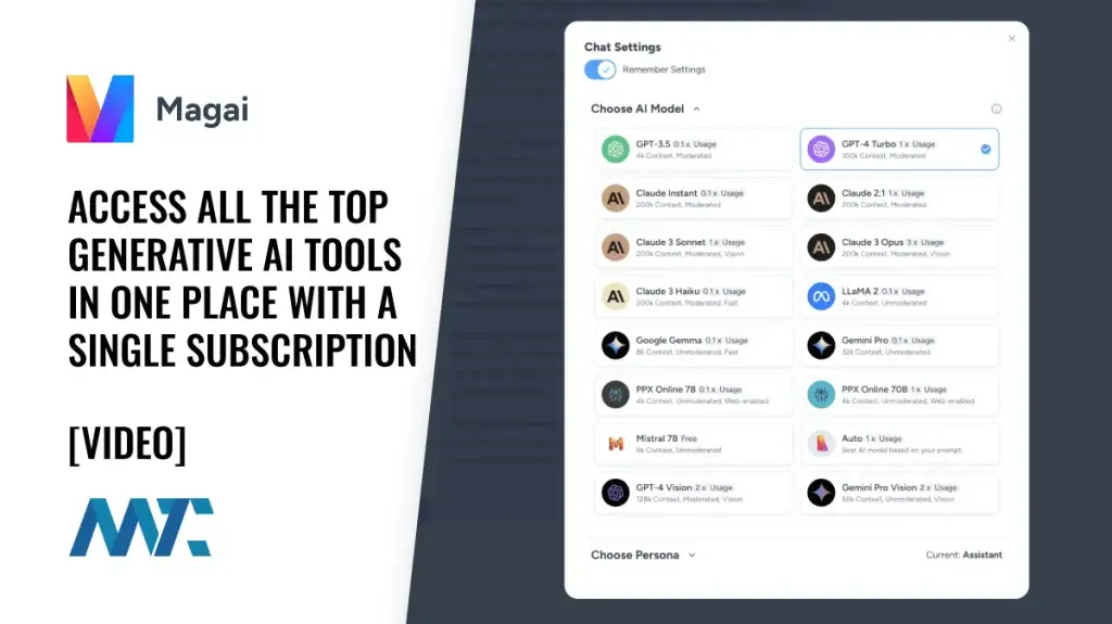 magai access all gen ai models single subscription