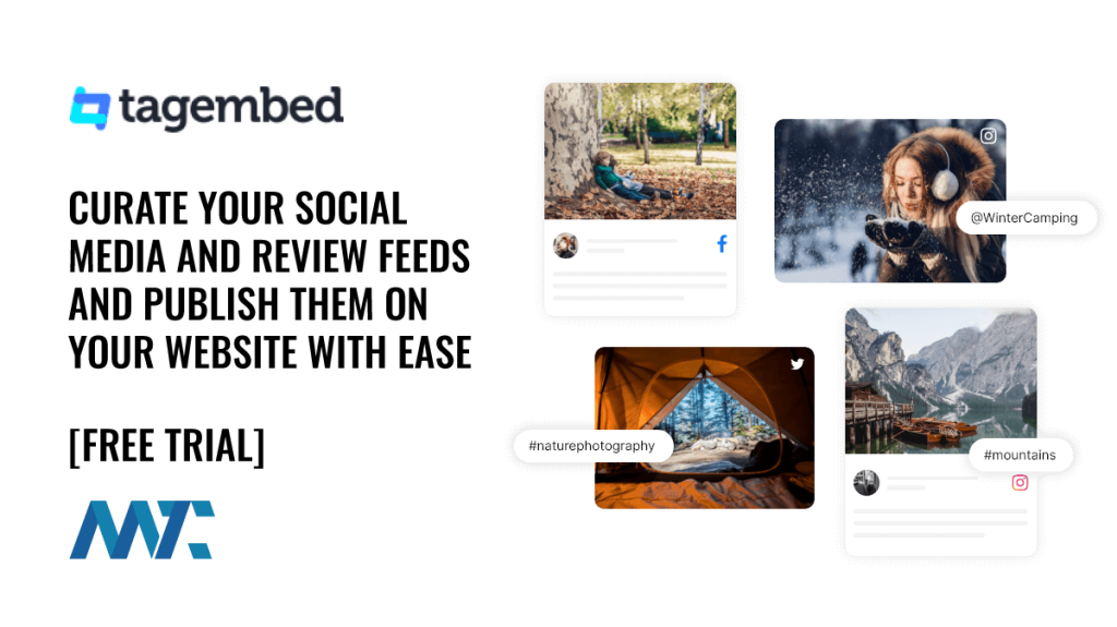 Tagembed: Build Social Widgets to Display Social Feeds and Reviews