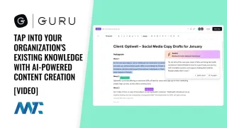 Guru: Where Generative AI Meets Your Organization’s Collective Knowledge