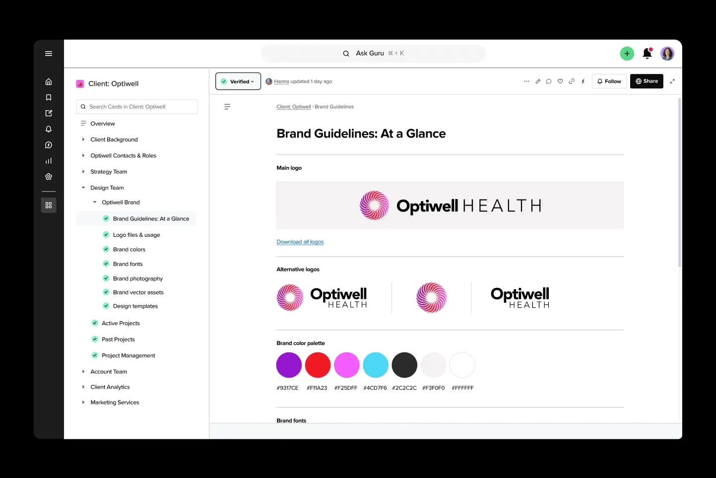 Guru Branding Resources
