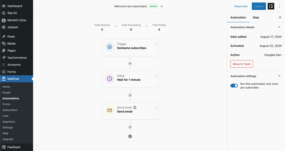 MailPoet: The Ultimate Email Marketing Solution for WordPress (and WooCommerce) 3 mailpoet email automation builder