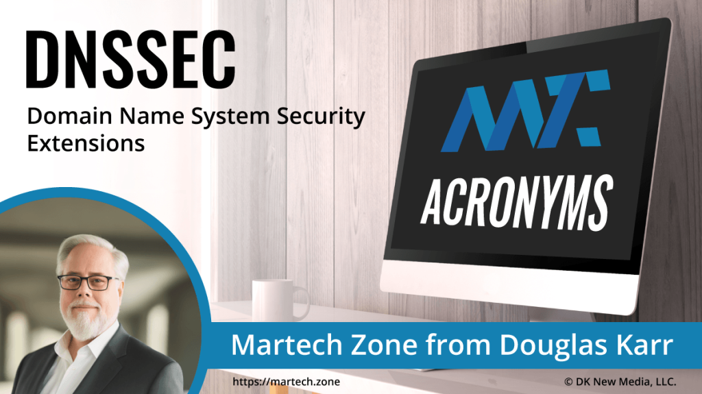 DNSSEC: Domain Name System Security Extensions What is the acronym DNSSEC? Domain Name System Security Extensions