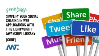 Goodshare.js: Javascript Social Sharing Button Library