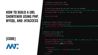 How to Build a URL Shortener (PHP, MySQL, .htaccess)