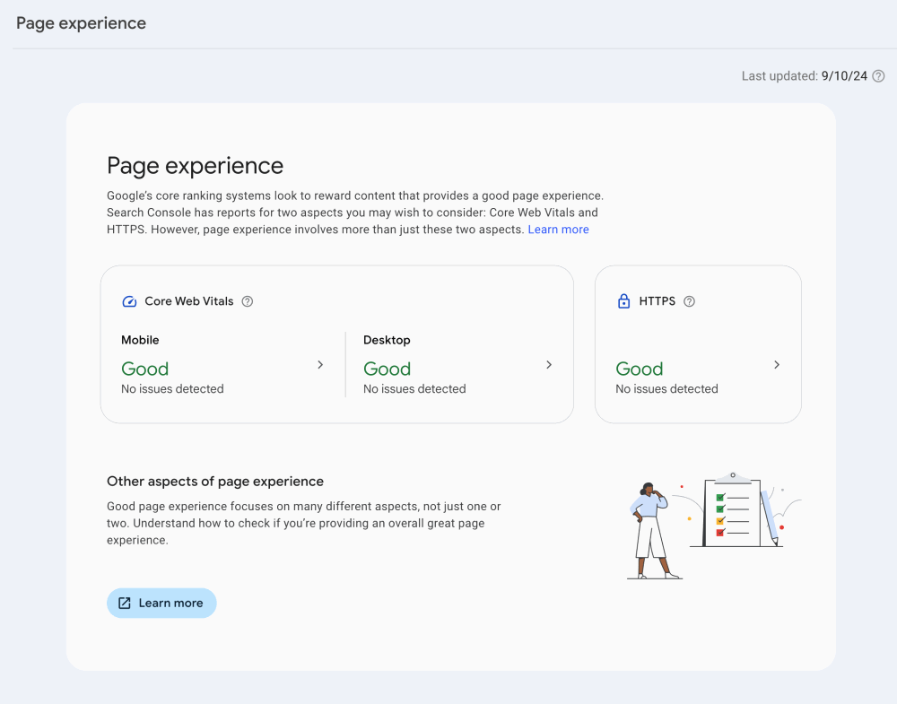 Google Search Console: The Complete Guide and Your Prioritized Checklist for SEO Success in 2024 8 Google Search Console: Page Experience Report