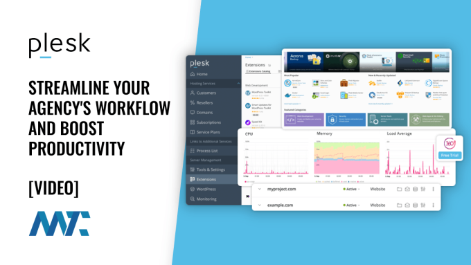 Plesk Server Management for Agencies, CMS Hosting, and Development