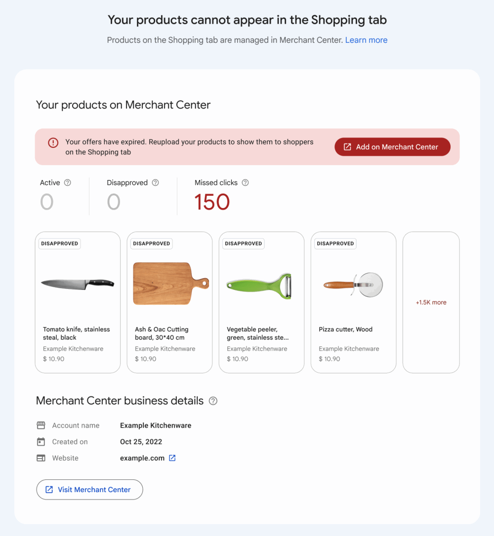 Google Search Console: The Complete Guide and Your Prioritized Checklist for SEO Success in 2024 13 Google Search Console: Shipping Tab Listings Report
