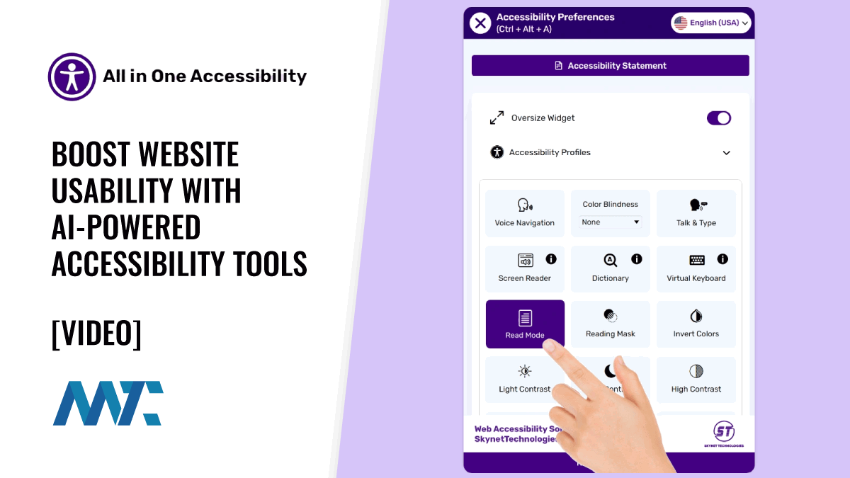 All in One Accessibility: Boost Website Usability with AI-Powered Accessibility Tools 1 All In One Accessibility: AI-Driven Accessibility Tools for WCAG Compliance