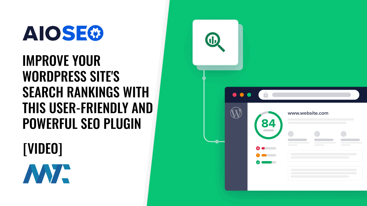 AIOSEO: Improve Your WordPress Site's Search Rankings with this User-Friendly and Powerful SEO Plugin 1 WordPress SEO Plugin: AIOSEO (All-In-One SEO)