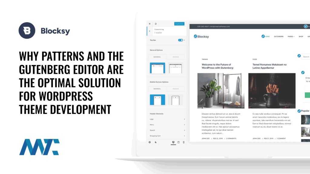 Blocksy: Native Gutenberg Theme Development with Blocks and Patterns