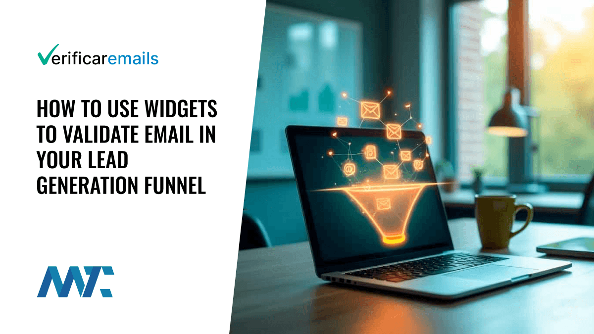 How to use widgets to validate email addresses for lead generation