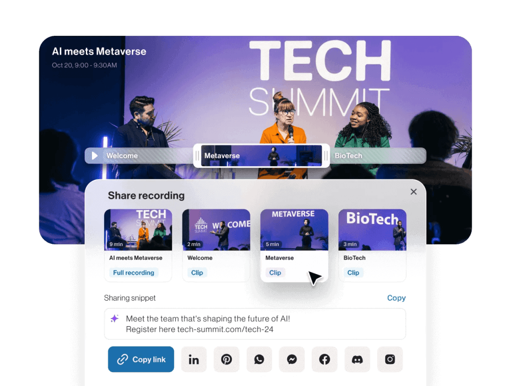 RingCentral Events: Elevate Your Virtual, Onsite, and Hybrid Event Experiences with AI-Powered Features 2 RingCentral Events: Event Editor