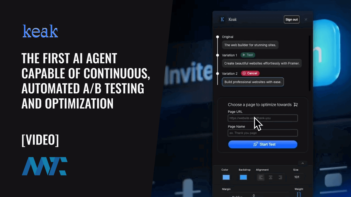 Keak: The First AI Agent Capable of Continuous, Automated A/B Testing and Optimization 1 Keak: AI-Driven A/B and Split Testing Automation Platform