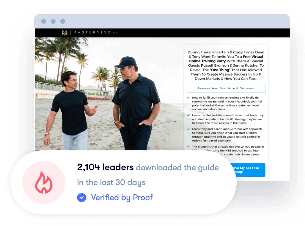 Hot Streak Social Proof