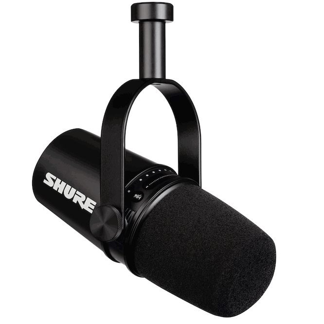 Shure MV7 arm-mount Mic