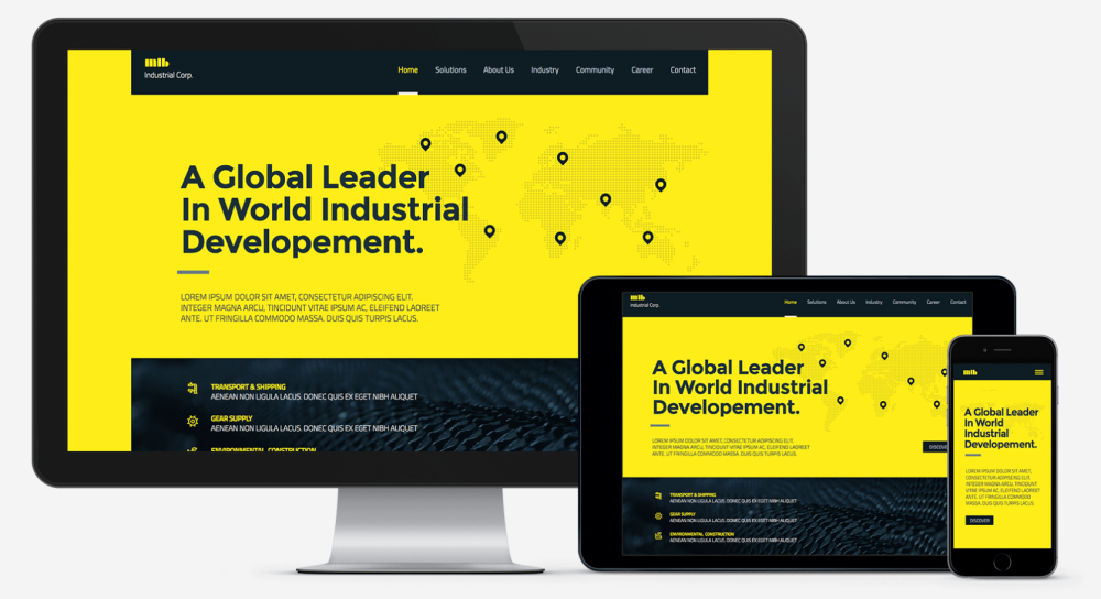 Webydo Corporate CMS Theme