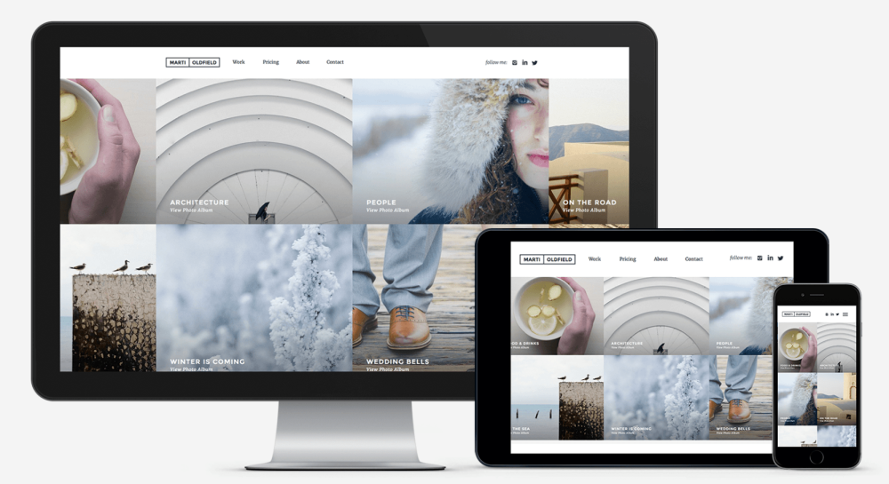 Webydo Photography Portfolio CMS Theme