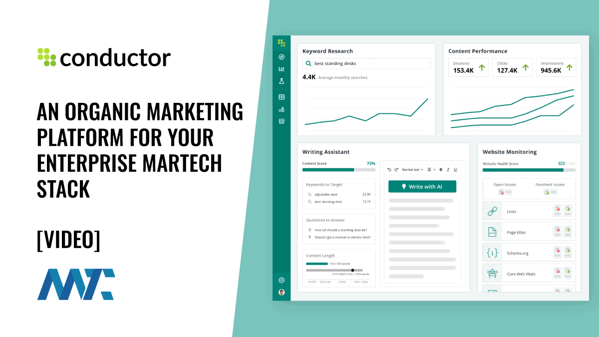 Conductor: Organic SEO Content Marketing Platform for Enterprise