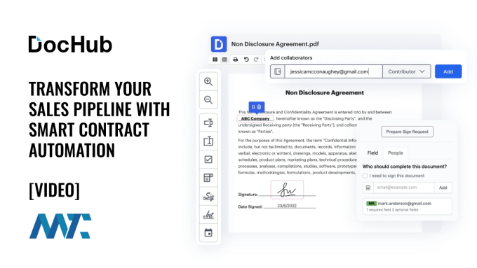DocHub: Sales Pipeline Smart Contract Automation, Workflow, and Collaboration