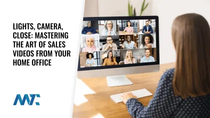 Home office sales video setup