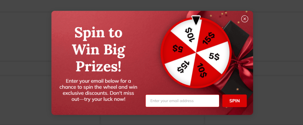 Claspo: Spin the Wheel Popup for Lead Generation