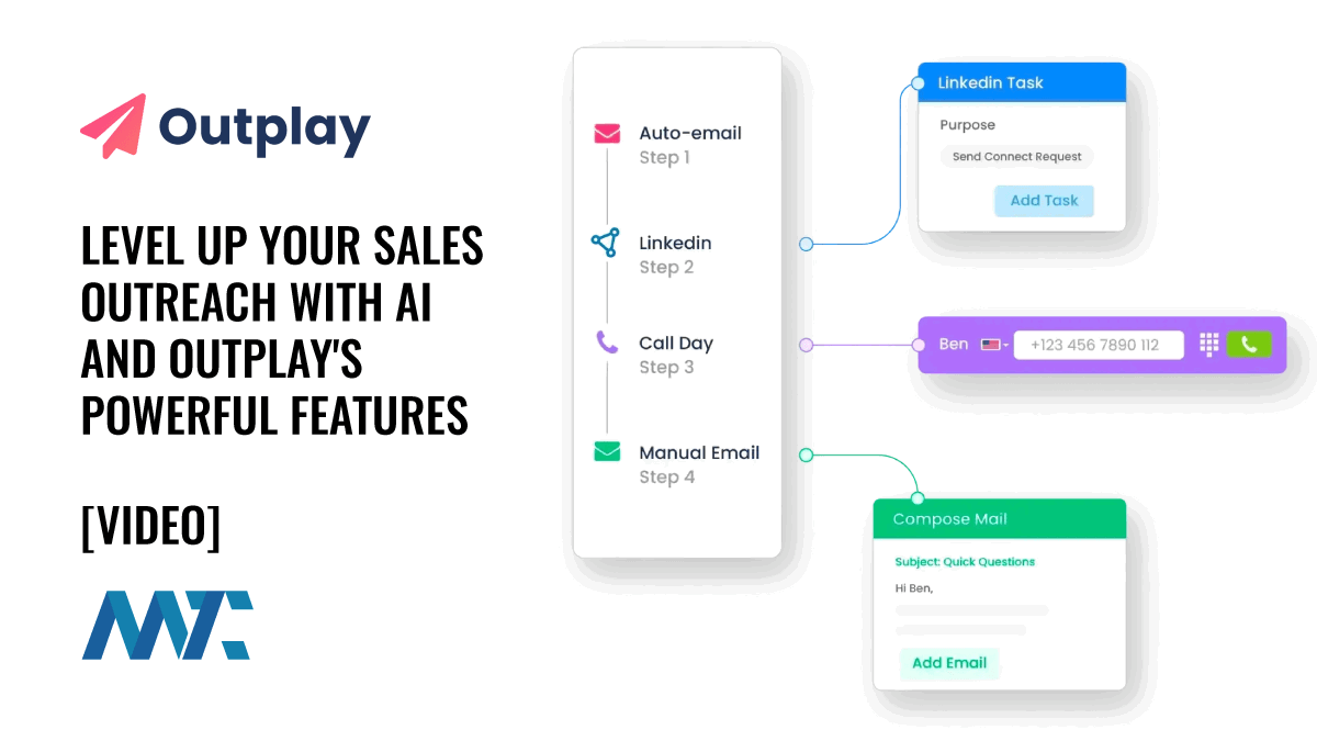 Outplay Sales Outreach and AI-Powered Sales Enablement Platform