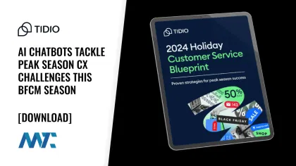 Tidio: AI Chatbots Tackle Peak Season CX Challenges This BFCM Season