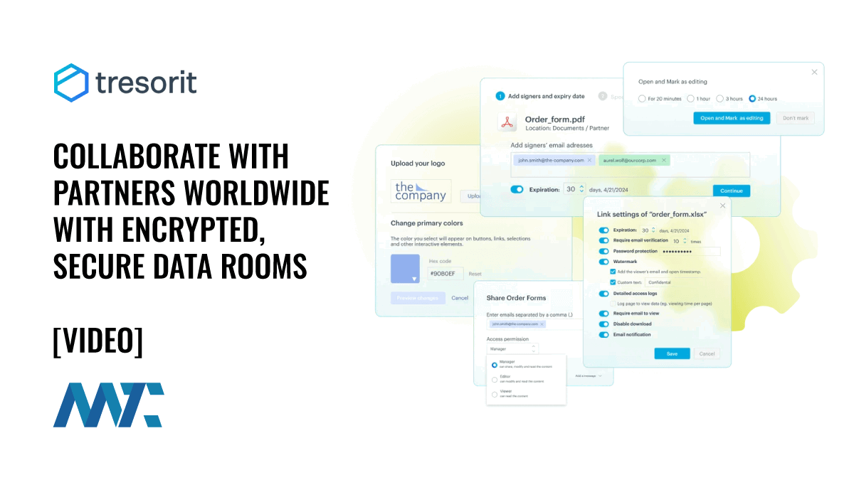 Tresorit: Securely Collaborate with Partners Worldwide with Encrypted Data Rooms 1 Tresorit: Secure, Encrypted Data Rooms