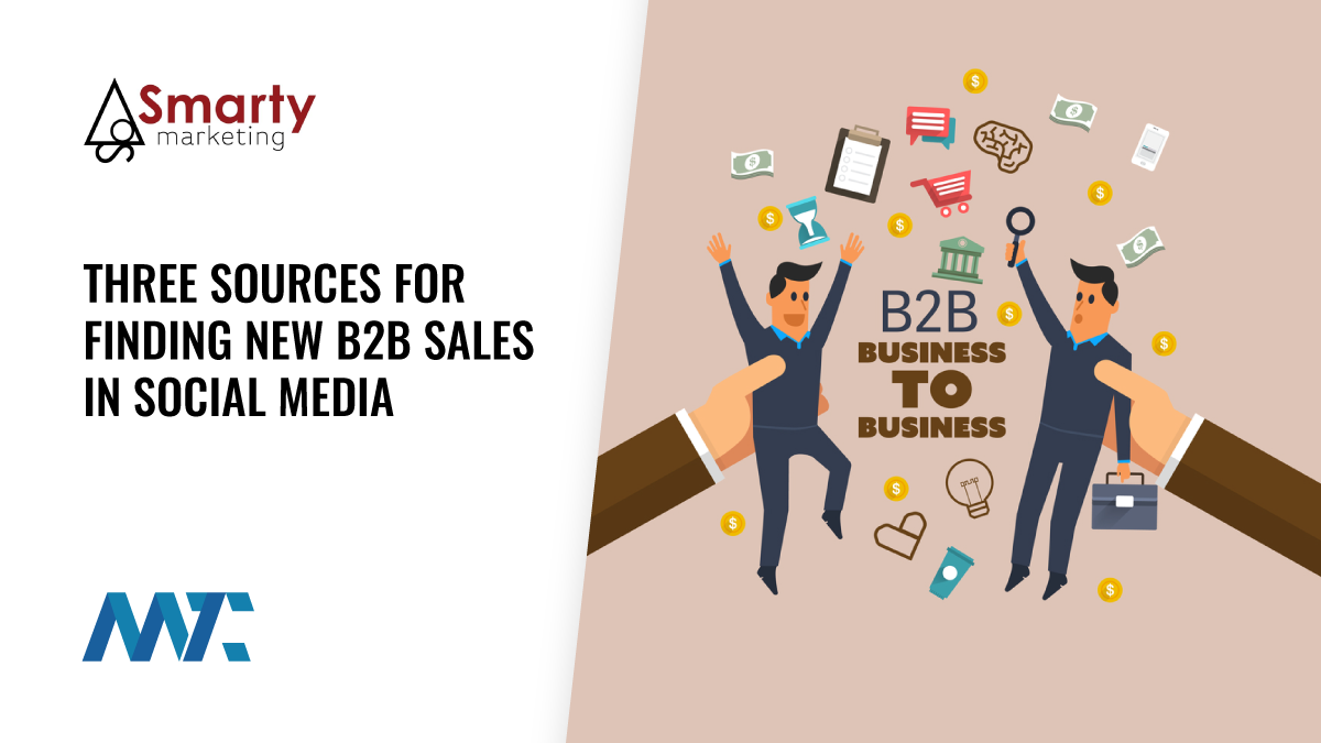 Three Sources for Finding New B2B Sales Leads in Social Media 1 B2B Sales Lead Sources