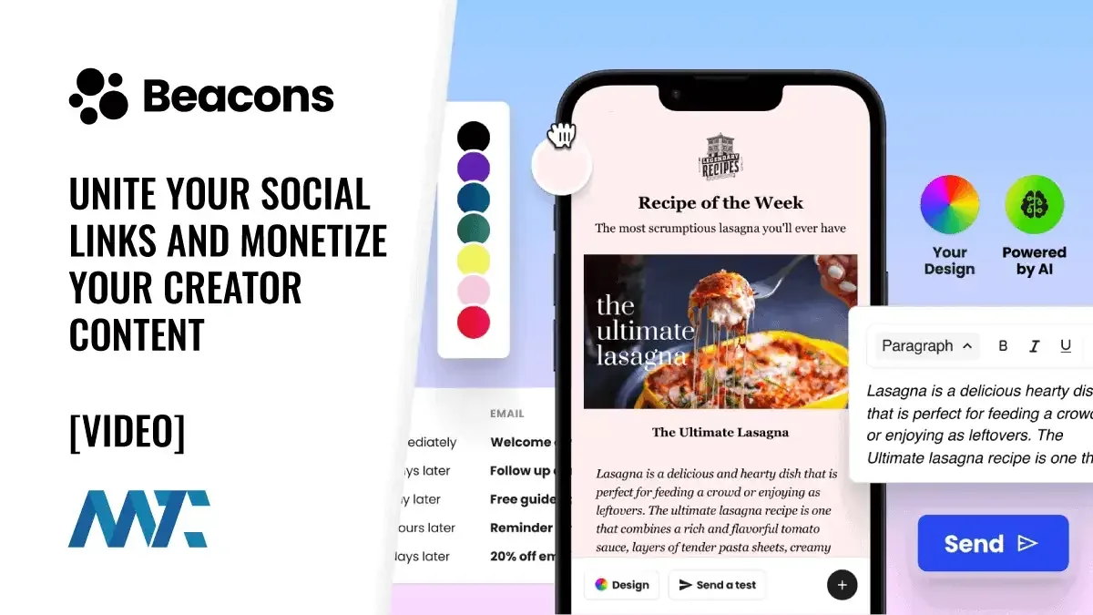 Beacons: AI-Powered Link-In-Bio Aggregator for Creators and Monetization