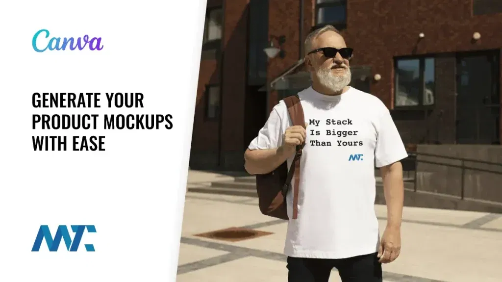 Canva Product Mockups App: T-Shirt Mockup