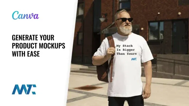 Canva Product Mockups App: T-Shirt Mockup