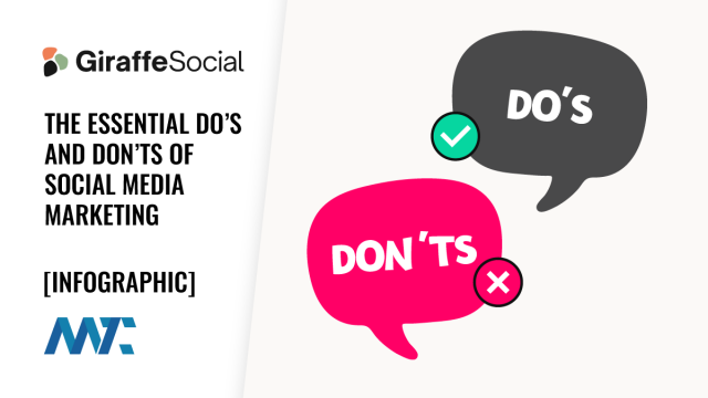 Do's And Dont's of Social Media Marketing (Infographic)