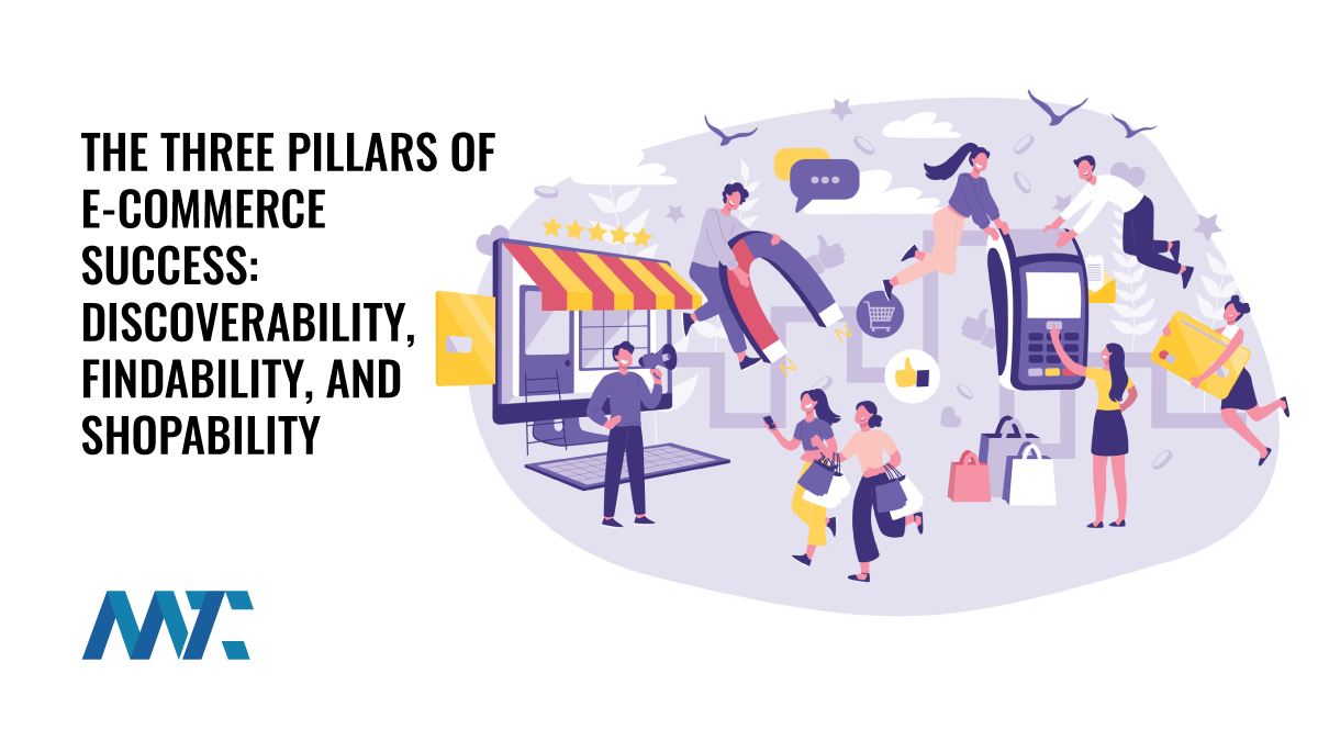 The Three Pillars of E-commerce Success: Discoverability, Findability, and Shopability 1 E-Commerce: Discoverability, Findability, Shopability