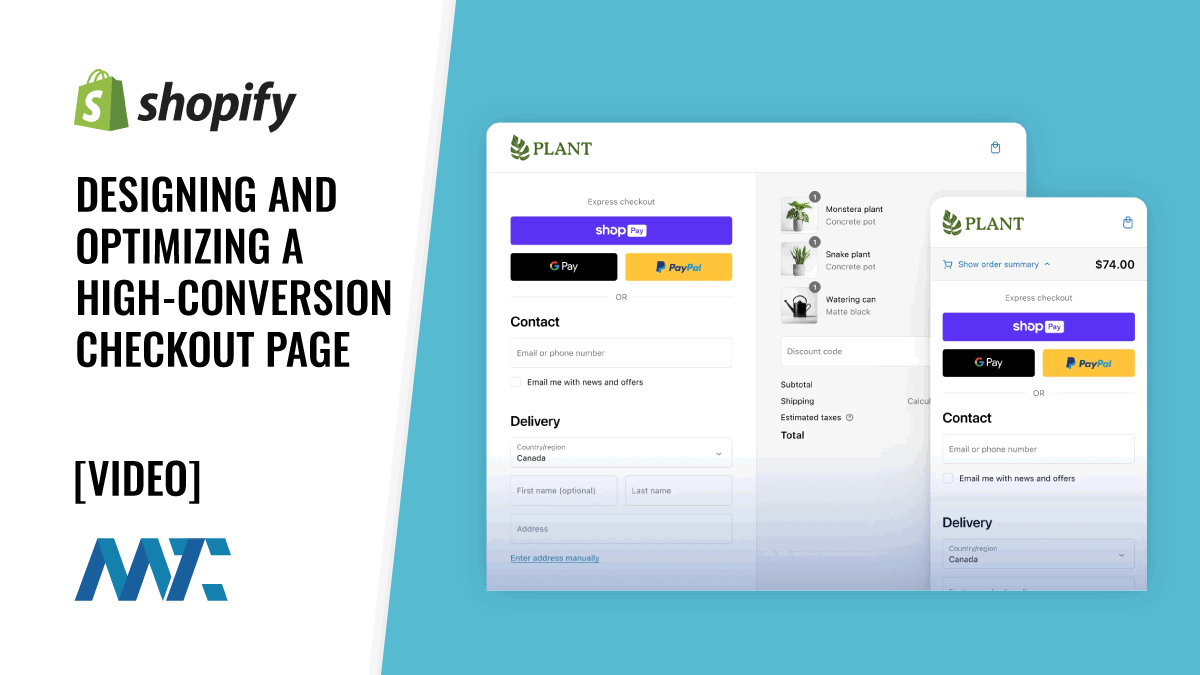 Checkout Page Design and Optimization