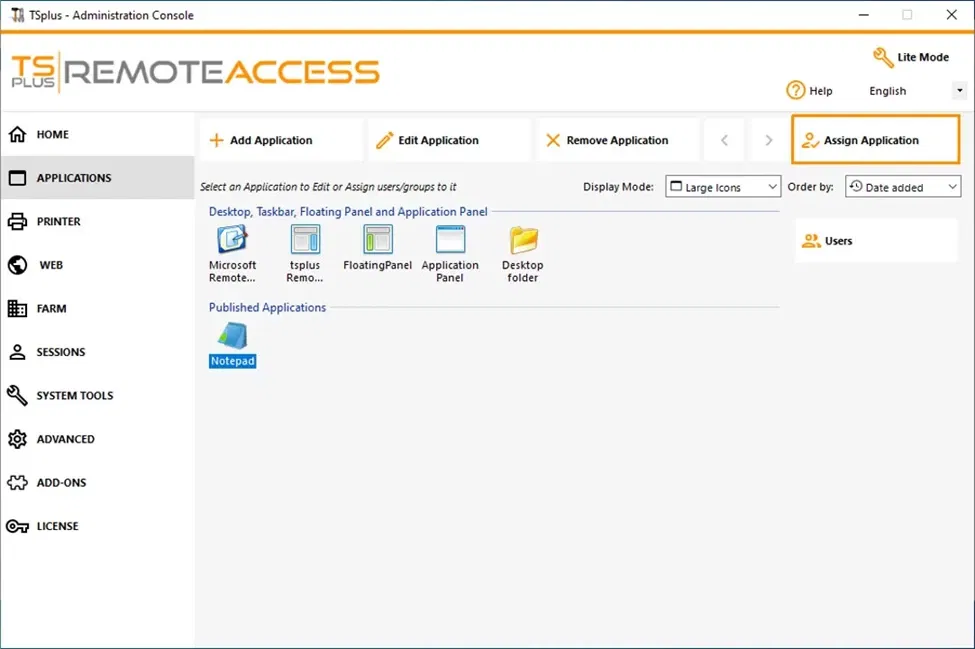 TSplus Remote Access and Collaboration (RDS)