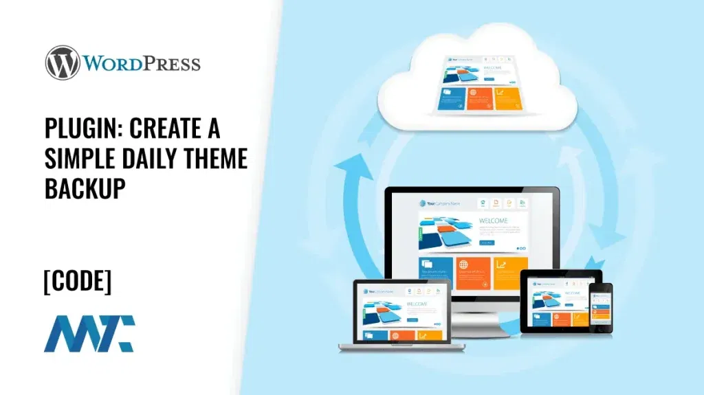 WordPress: Simple Daily Active Theme Backup