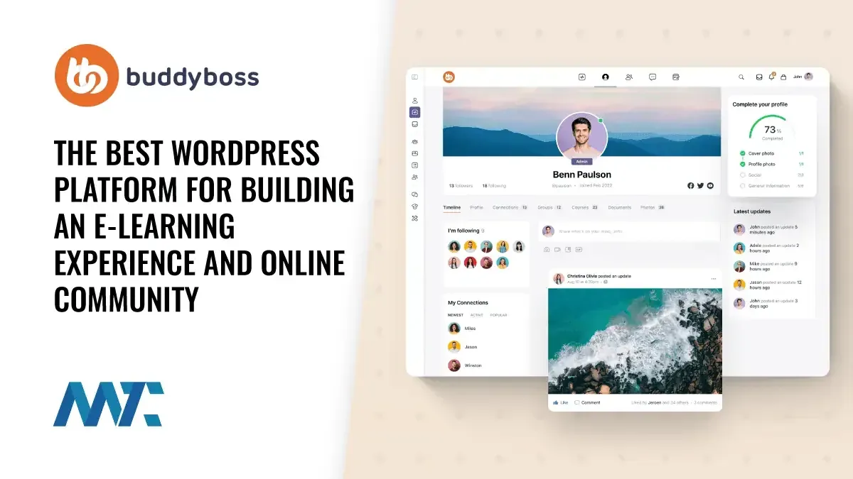 The Best WordPress Platform For Building An E-Learning Experience and Online Community