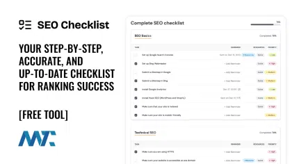 SEO Checklist: Up-To-Date Organic Ranking List