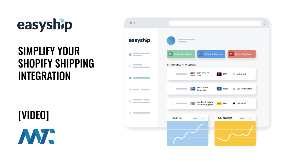 Easyship: Simplify Your Shopify Shipping Integration 1 Easyship: Shopify Shipping Integration for UPS, USPS, DHL, and more