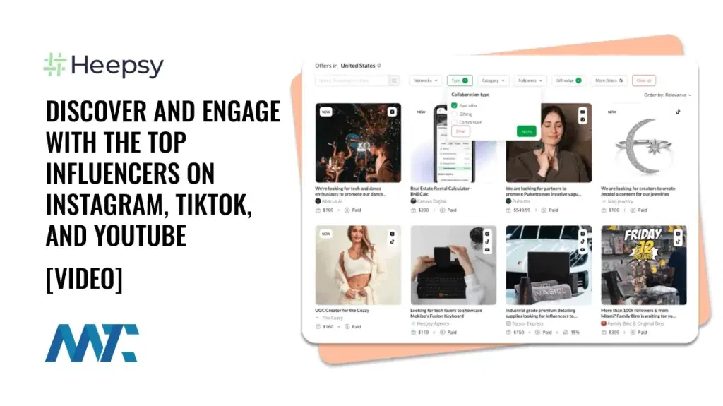 Heepsy: Discover and Engage with the Top Influencers on Instagram, TikTok, and YouTube