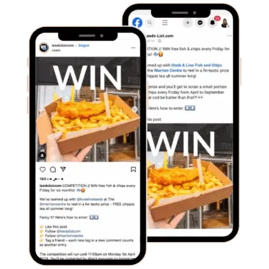 Instagram and Facebook Giveaway