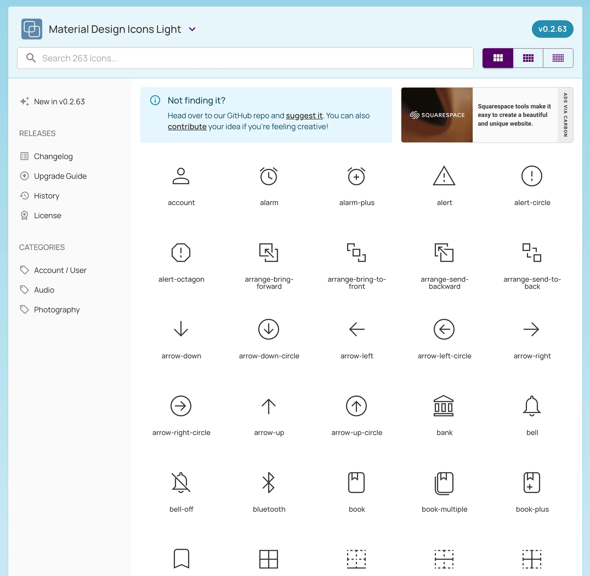 mdi-light-icons